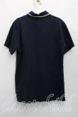 画像2: ヴィヴィアンウエストウッド MAN 中古 / オーブ刺繍ポロシャツ 44（メンズS相当） 紺  H-26-04-26-025-to-OD-ZH (2)