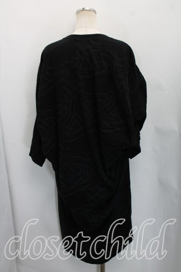 画像2: ヴィヴィアンウエストウッド 中古 / ダイアゴナルオーブptピローTシャツワンピース 00（ワンサイズ） 黒  H-26-04-26-003-op-OD-ZH (2)
