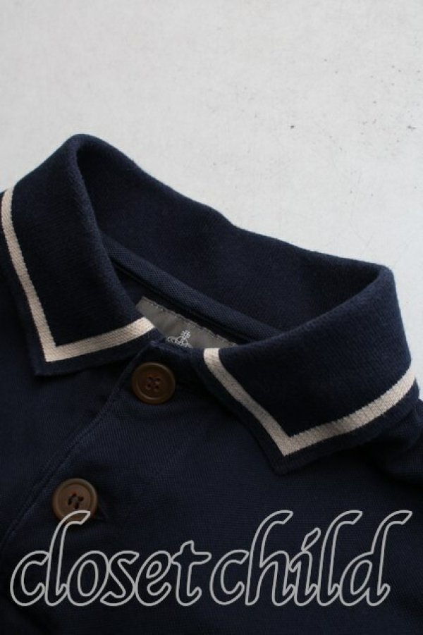 画像5: ヴィヴィアンウエストウッド MAN 中古 / オーブ刺繍ポロシャツ 44（メンズS相当） 紺  H-26-04-26-025-to-OD-ZH (5)