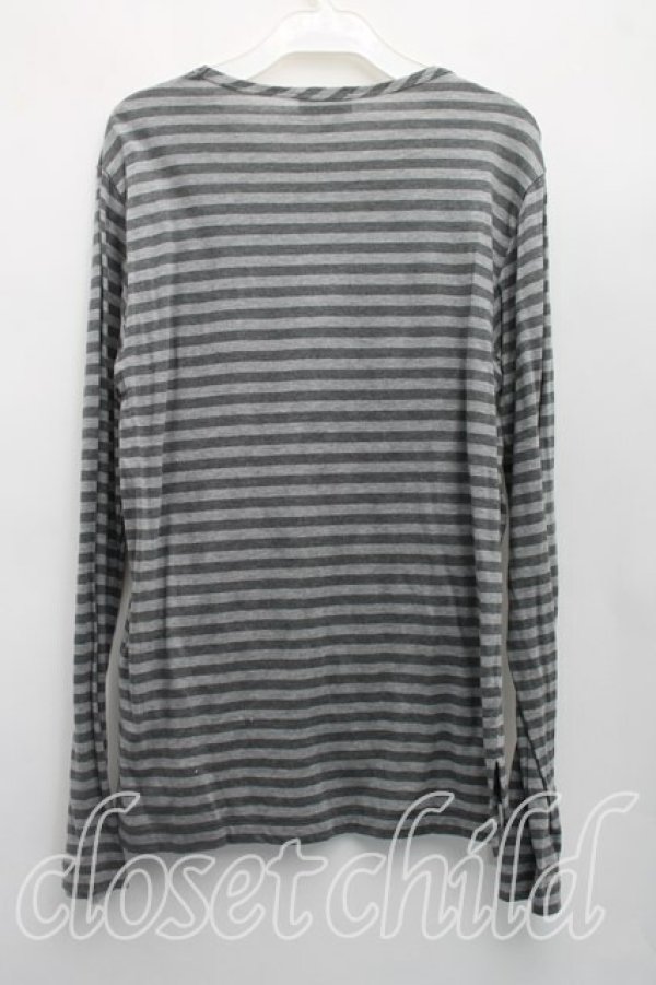 画像2: ヴィヴィアンウエストウッド MAN 中古 / クラウドリラックス長袖カットソー 44（メンズS相当） 灰  H-26-04-26-027-to-OD-ZH (2)