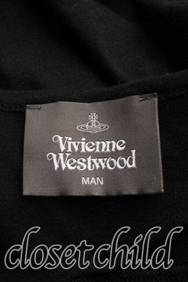 画像3: ヴィヴィアンウエストウッド MAN 中古 / コットンラムビッグTシャツ FREE 黒  H-26-04-26-029-to-OD-ZH (3)