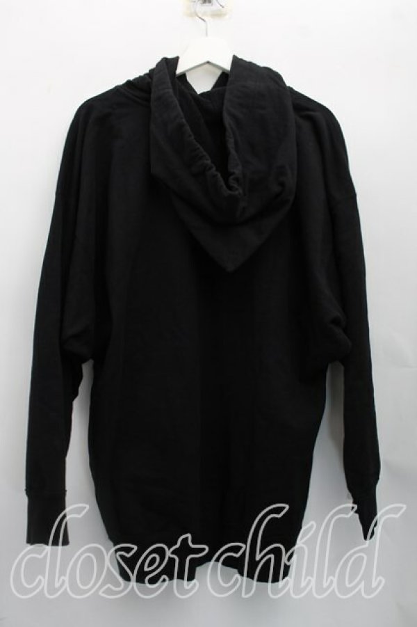 画像2: ヴィヴィアンウエストウッド MAN 中古 / スタッズORBビッグフーディー 46（メンズM相当） 黒  H-26-04-26-030-to-OD-ZH (2)