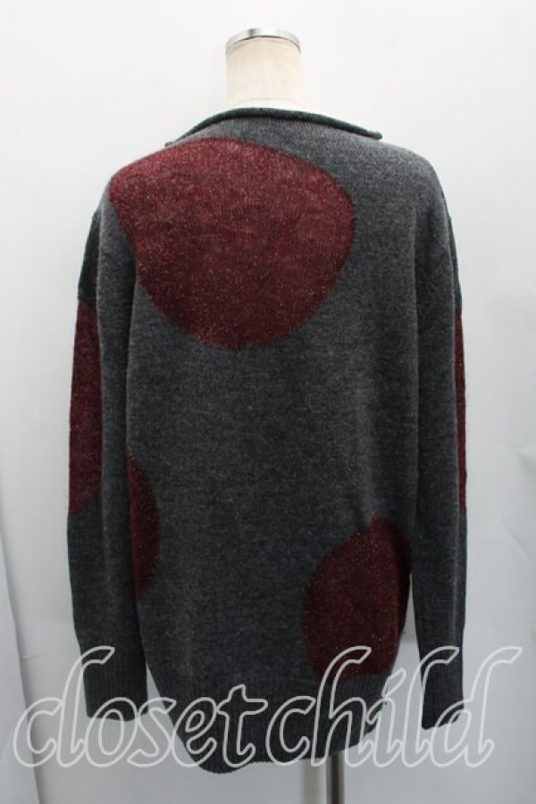 画像2: ヴィヴィアンウエストウッド 中古 / スポット柄ラメニット 2（9号相当） 灰  H-26-04-26-032-to-OD-ZH (2)