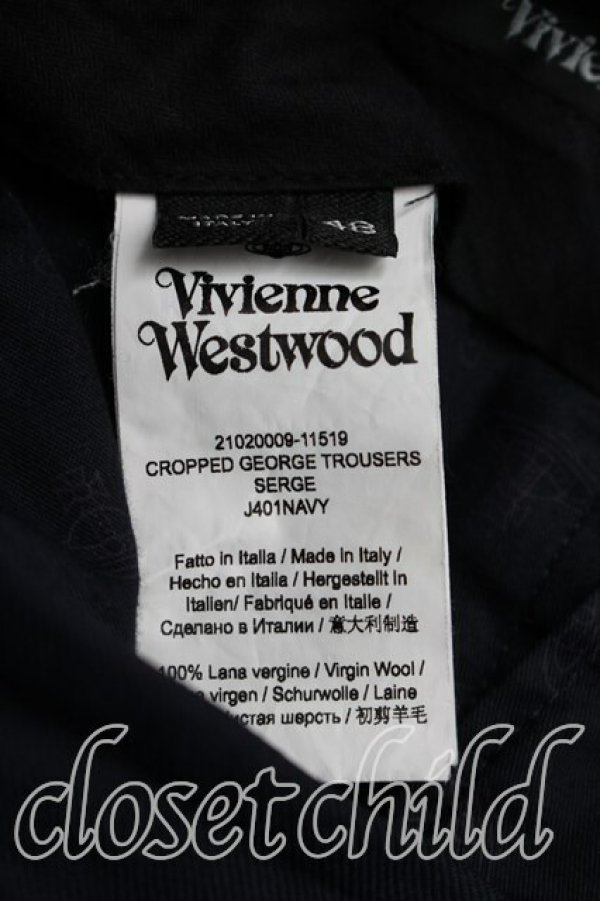 画像4: ヴィヴィアンウエストウッド MAN 中古 / スラックス 48（メンズL相当） 紺  H-26-04-26-037-pa-OD-ZH (4)