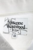 画像3: ヴィヴィアンウエストウッド MAN 中古 / オーブ刺繍クレリックシャツ 48（メンズL相当） 白  H-26-04-26-038-bl-OD-ZH (3)