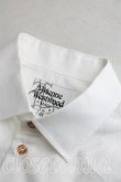画像5: ヴィヴィアンウエストウッド MAN 中古 / オーブ刺繍クレリックシャツ 48（メンズL相当） 白  H-26-04-26-038-bl-OD-ZH (5)