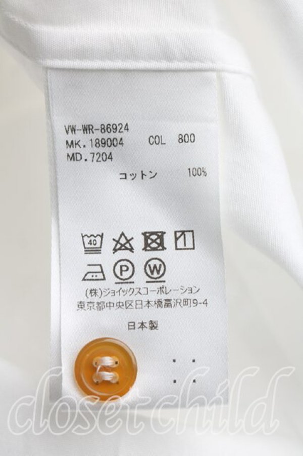 画像4: ヴィヴィアンウエストウッド MAN 中古 / オーブ刺繍アシメカラーシャツ 48（メンズL相当） 白  H-26-04-26-039-bl-OD-ZH (4)