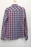 画像2: ヴィヴィアンウエストウッド MAN 中古 / タータンチェックシャツ 46（メンズM相当） 青  H-26-04-26-040-bl-OD-ZH (2)