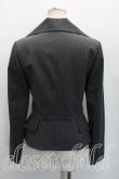 画像2: ヴィヴィアンウエストウッド 中古 / ギャバストレッチラブジャケット 2（9号相当） 灰  H-26-04-26-042-jc-OD-ZH (2)