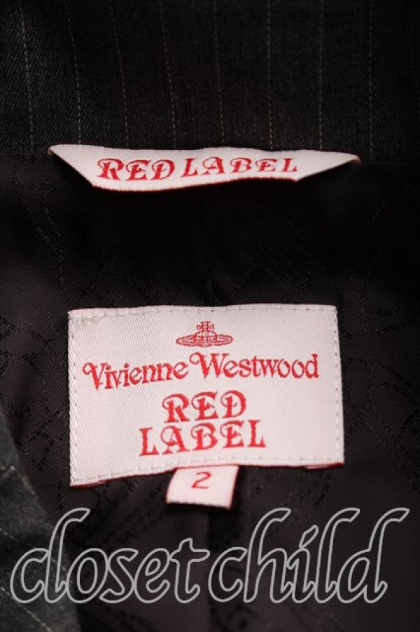 画像3: ヴィヴィアンウエストウッド 中古 / ギャバストレッチラブジャケット 2（9号相当） 灰  H-26-04-26-042-jc-OD-ZH (3)