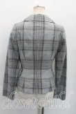 画像2: ヴィヴィアンウエストウッド 中古 / タータンチェックラブジャケット 1（7号相当） 灰  H-26-04-26-043-jc-OD-ZH (2)