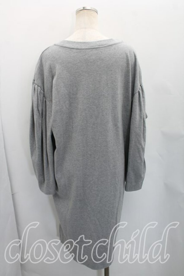 画像2: ヴィヴィアンウエストウッド 中古 / フリルカットソーワンピース 00（ワンサイズ） 灰  H-26-04-26-005-op-OD-ZH (2)