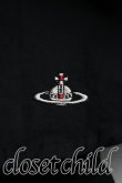 画像6: ヴィヴィアンウエストウッド 中古 / オーブ刺繍フリルシャツ 01（7号相当） 黒  H-26-04-26-044-bl-OD-ZH (6)