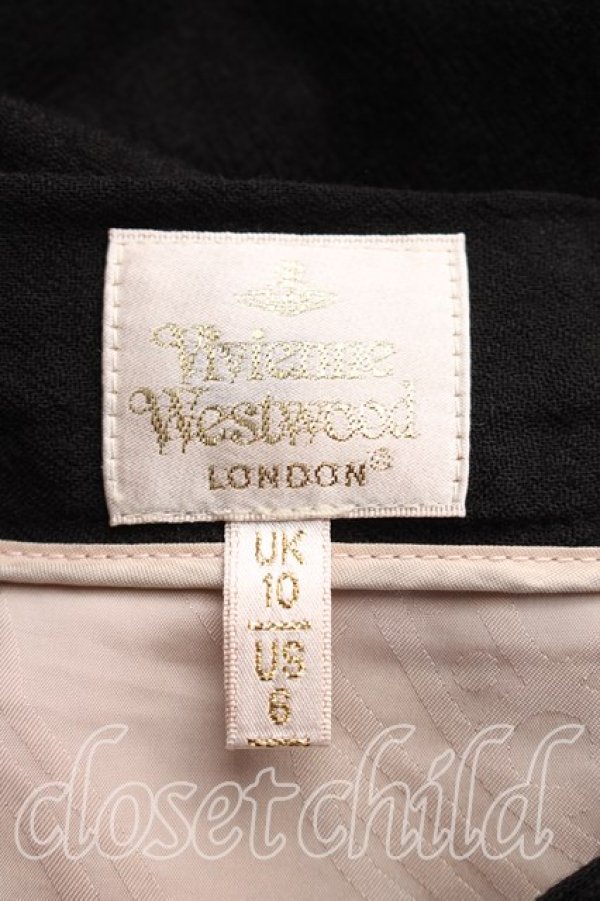 画像3: ヴィヴィアンウエストウッド 中古 / マグノリア変形スカート UK10（9号相当） 黒  H-26-04-26-045-sk-OD-ZH (3)