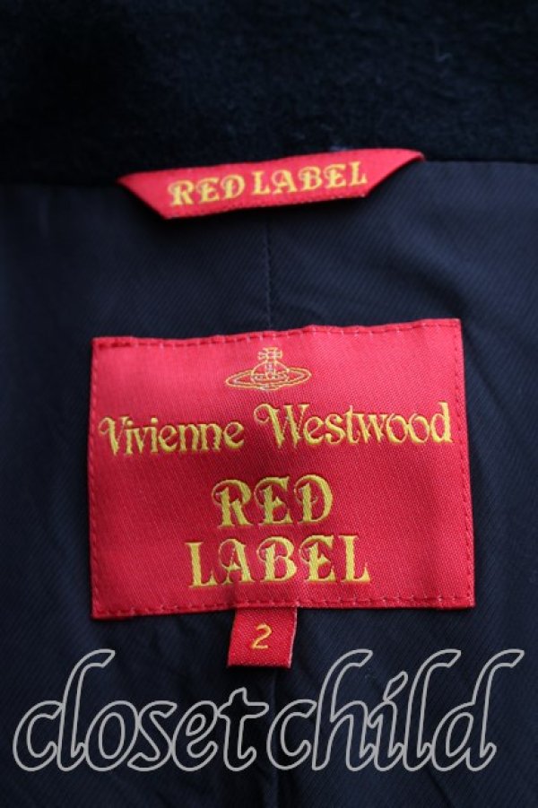 画像3: ヴィヴィアンウエストウッド 中古 / Aラインコート 2（9号相当） 黒  H-26-04-26-006-co-OD-ZH (3)