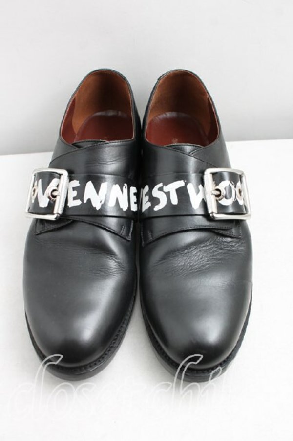 画像2: ヴィヴィアンウエストウッド 中古 / ALEXシューズ 42（26cm相当） 黒  H-26-04-26-058-sh-OD-ZH (2)