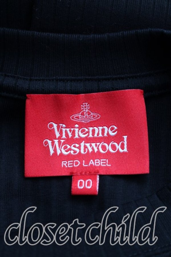 画像3: ヴィヴィアンウエストウッド 中古 / ラインオーブ刺繍ワンピース 00（ワンサイズ） 黒  H-26-04-26-001-op-OD-ZH (3)