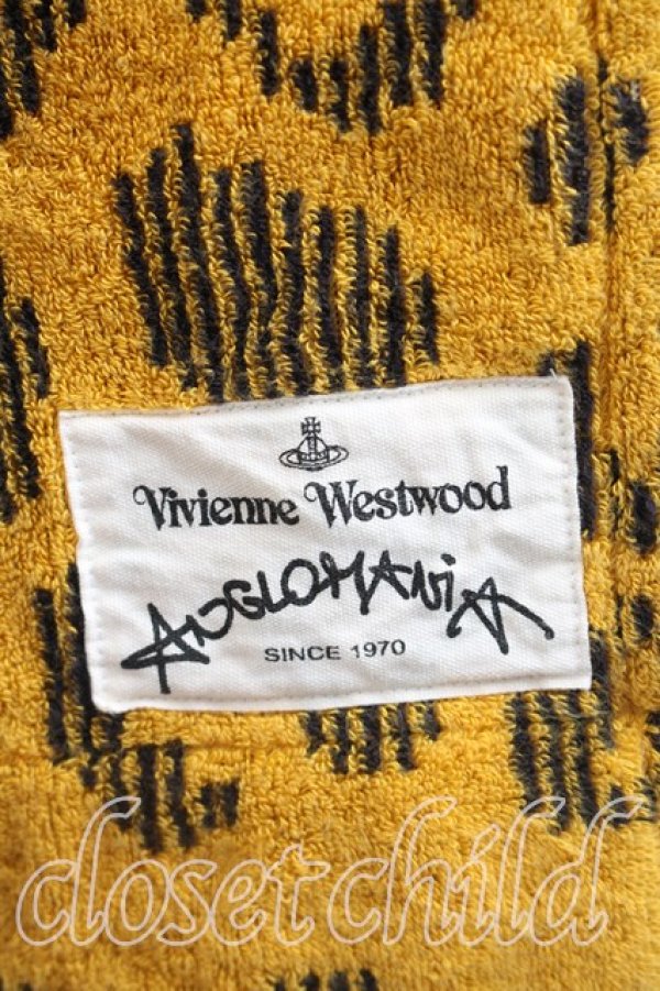 画像2: ANGLOMANIA 中古 / モザイクレオパードバスタオル  茶  H-26-04-26-061-gd-OD-ZH (2)