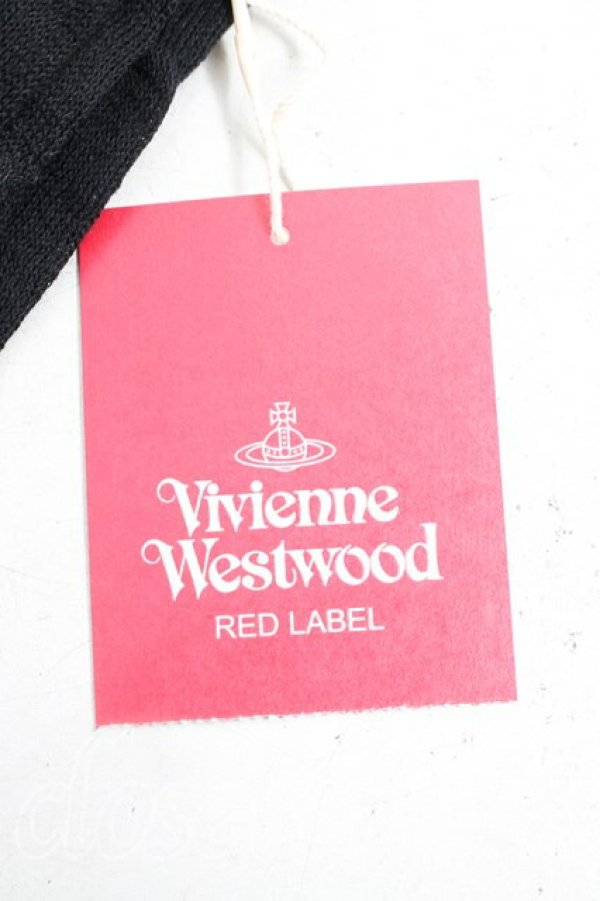 画像2: ヴィヴィアンウエストウッド 中古 / ニーハイソックス  黒  H-26-04-26-065-gd-OD-ZH (2)