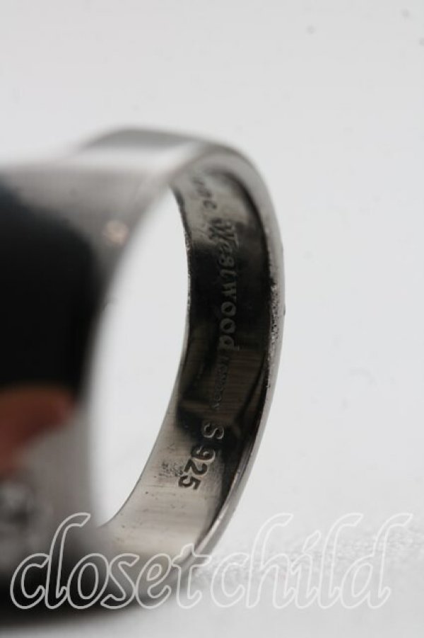 画像6: ヴィヴィアンウエストウッド 中古 / アーマーリング S(10号相当） ガンメタ  H-26-04-26-073-rg-OD-ZH (6)