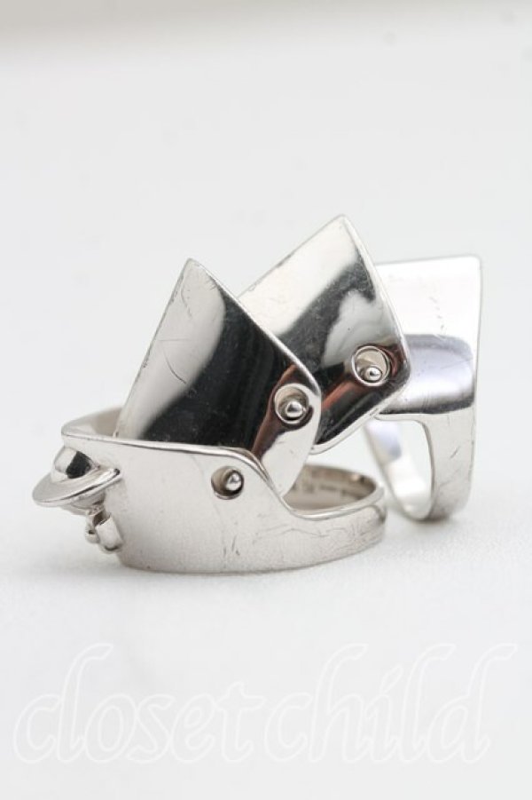 画像2: ヴィヴィアンウエストウッド 中古 / アーマーリング XL(20号相当） シルバー  H-26-04-26-074-rg-OD-ZH (2)