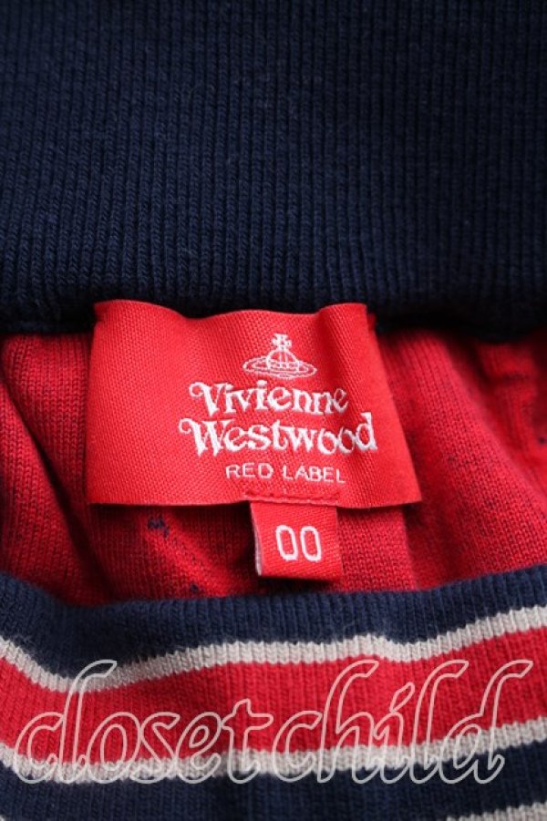 画像3: ヴィヴィアンウエストウッド 中古 / カプセルコレクションORBリピートベロアパンツ 00（ワンサイズ） 紺  H-26-04-26-008-pa-OD-ZH (3)