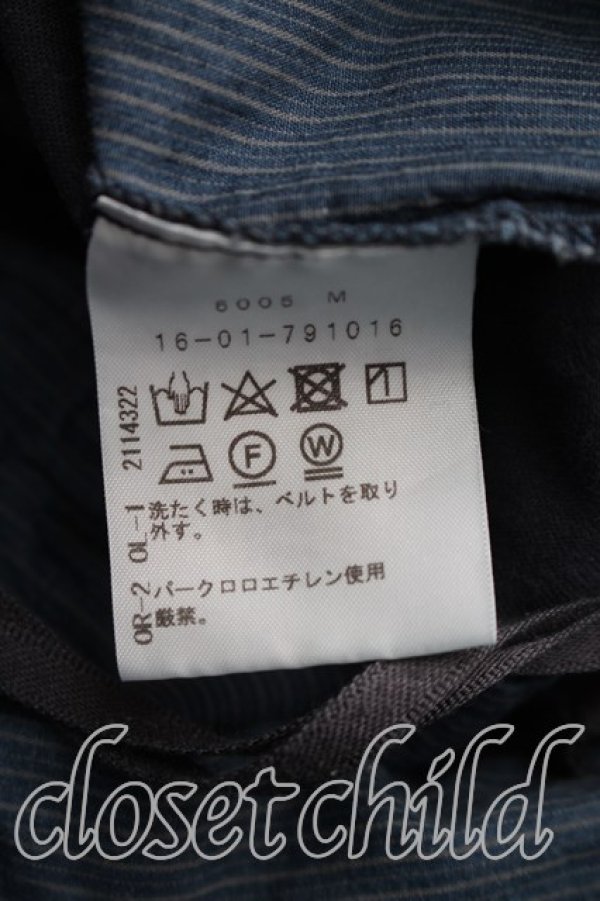 画像4: ヴィヴィアンウエストウッド 中古 / ストライプパンツ 2（9号相当） 青  H-26-04-26-081-pa-OD-ZH (4)