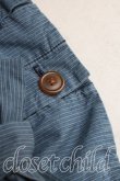 画像6: ヴィヴィアンウエストウッド 中古 / ストライプパンツ 2（9号相当） 青  H-26-04-26-081-pa-OD-ZH (6)