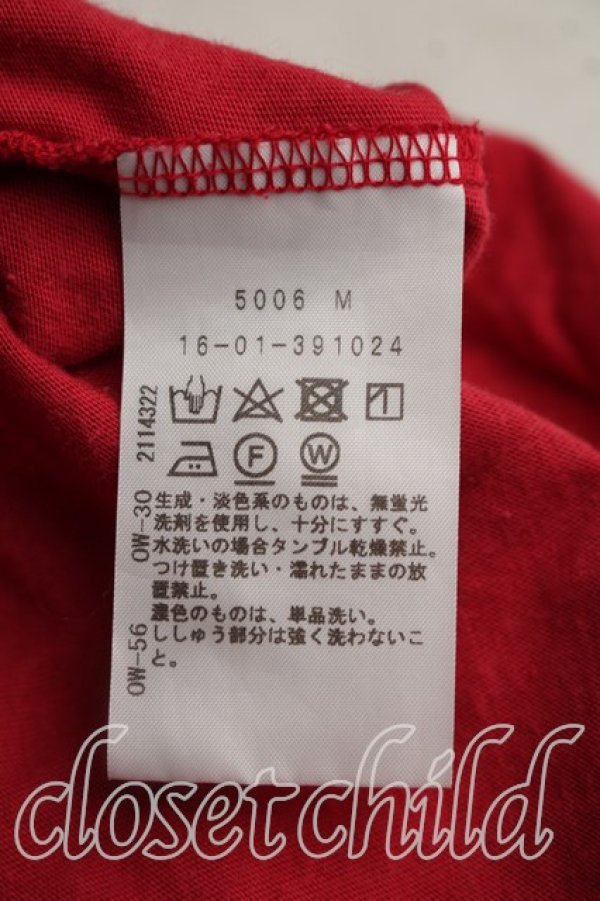 画像4: ヴィヴィアンウエストウッド 中古 / タータンチェック切替カットソー 2（9号相当） 赤  H-26-04-26-088-to-OD-ZH (4)