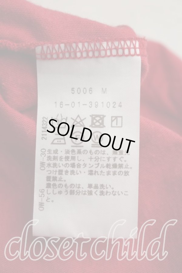 画像4: ヴィヴィアンウエストウッド 中古 / タータンチェック切替カットソー 2（9号相当） 赤  H-26-04-26-088-to-OD-ZH (4)