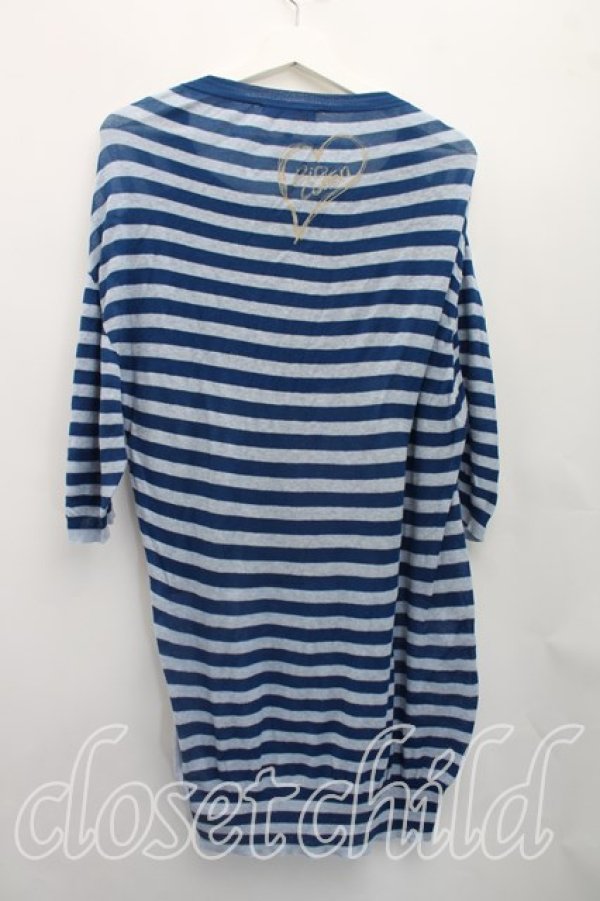 画像2: ヴィヴィアンウエストウッド 中古 / ORBセーター S/M 青  H-26-04-26-090-to-OD-ZH (2)