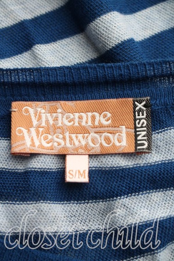 画像3: ヴィヴィアンウエストウッド 中古 / ORBセーター S/M 青  H-26-04-26-090-to-OD-ZH (3)