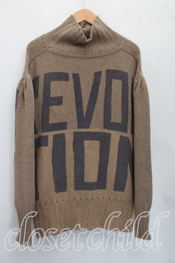 画像2: ヴィヴィアンウエストウッド 中古 / CRハイネックニット S/M ベージュ  H-26-04-26-097-to-OD-ZH (2)