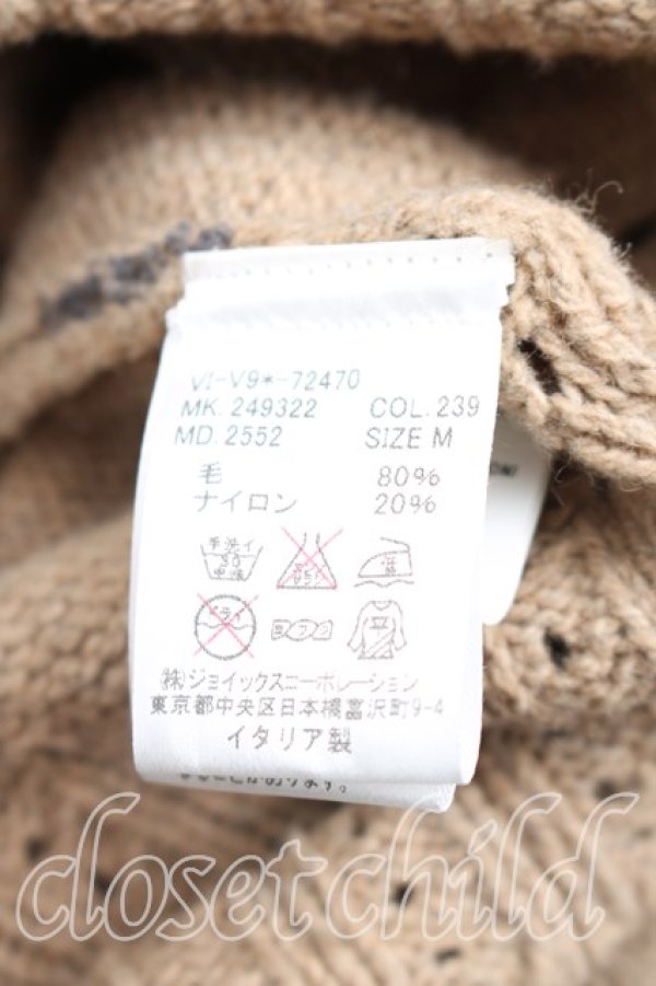 画像4: ヴィヴィアンウエストウッド 中古 / CRハイネックニット S/M ベージュ  H-26-04-26-097-to-OD-ZH (4)