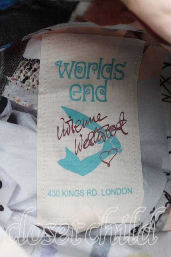 画像3: Worlds End 中古 / カオスシャツ II(M相当） マルチ  H-26-04-26-011-bl-OD-ZH (3)
