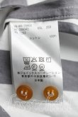 画像4: ヴィヴィアンウエストウッド MAN 中古 / ストライプアシメカラーシャツ 44（メンズS相当） 灰ｘ白  H-26-04-26-015-bl-OD-ZH (4)