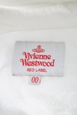 画像3: ヴィヴィアンウエストウッド 中古 / ラインオーブ刺繍ギャザーシャツ 00（ワンサイズ） 白  H-26-04-26-016-bl-OD-ZH (3)
