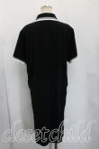 画像2: ヴィヴィアンウエストウッド 中古 / コットンカノコREDOUTE ROSEポロワンピース 00（ワンサイズ） 黒  H-26-05-03-022-op-OD-ZH (2)