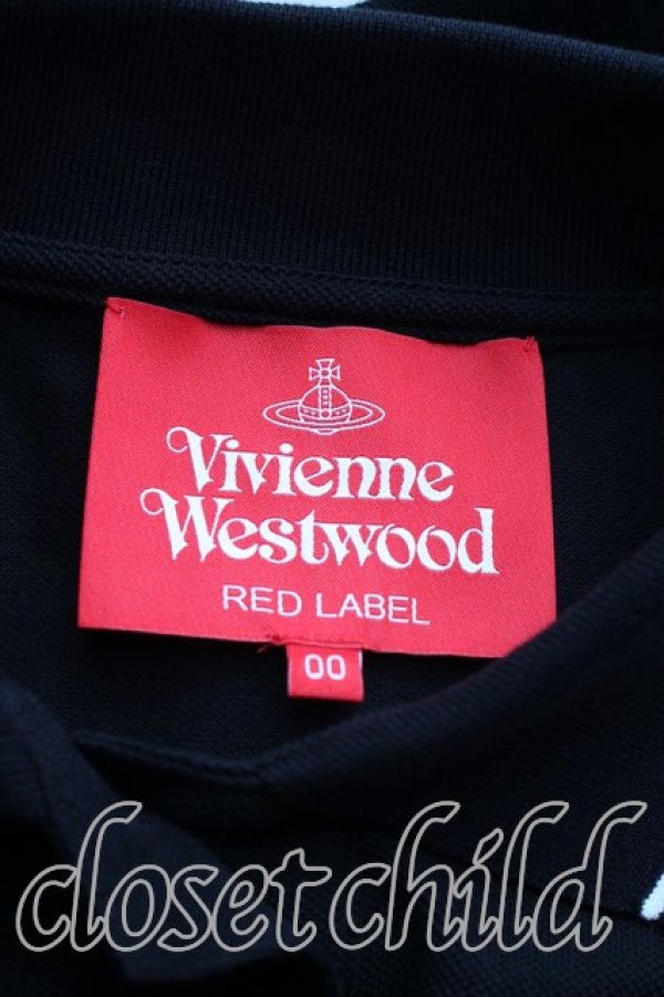 画像3: ヴィヴィアンウエストウッド 中古 / コットンカノコREDOUTE ROSEポロワンピース 00（ワンサイズ） 黒  H-26-05-03-022-op-OD-ZH (3)