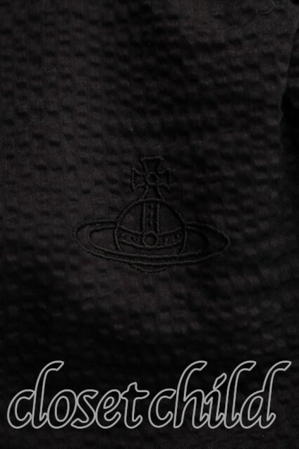 画像6: ヴィヴィアンウエストウッド 中古 / オーガニックリップルバルーンスリーブシャツ 00（ワンサイズ） 黒  H-26-05-03-026-bl-OD-ZH (6)