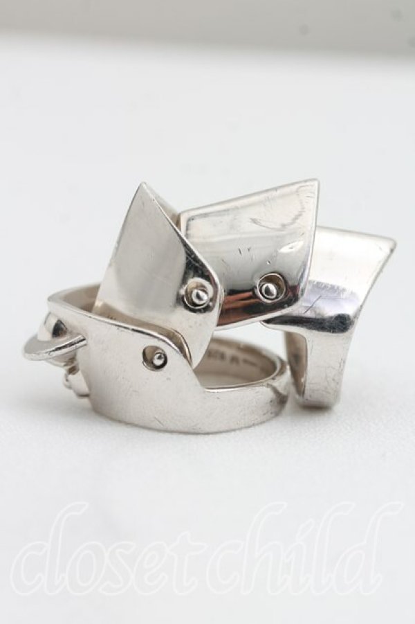 画像2: ヴィヴィアンウエストウッド 中古 / アーマーリング M(14号相当) シルバー  H-26-05-03-031-rg-OD-ZH (2)