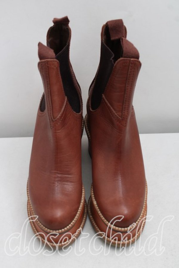 画像2: ヴィヴィアンウエストウッド 中古 / レザーブーツ 37（23.5cm相当） 茶  H-26-05-03-032-sh-OD-ZH (2)