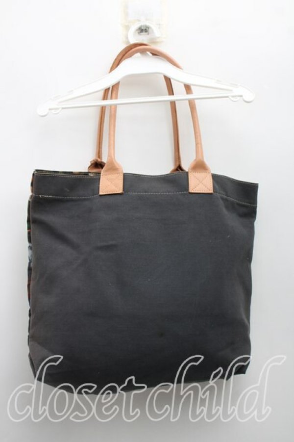 画像2: ヴィヴィアンウエストウッド 中古 / フラワーテディトートバッグ M カーキ  H-26-05-03-034-ba-OD-ZH (2)