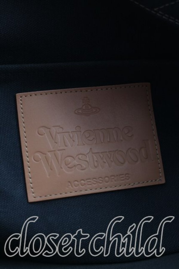 画像4: ヴィヴィアンウエストウッド 中古 / フラワーテディトートバッグ M カーキ  H-26-05-03-034-ba-OD-ZH (4)