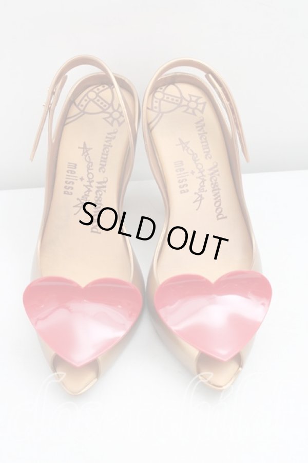 画像2: ヴィヴィアンウエストウッド×Melissa 中古 / レディドラゴン EU37（23.5cm相当） ブロンズ  H-26-05-03-038-sh-OD-ZH (2)