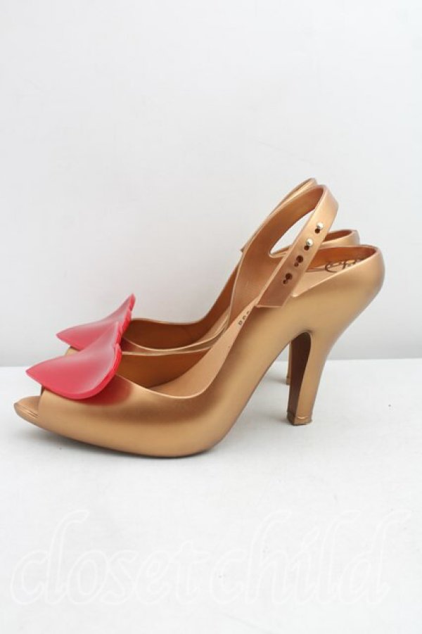 画像3: ヴィヴィアンウエストウッド×Melissa 中古 / レディドラゴン EU37（23.5cm相当） ブロンズ  H-26-05-03-038-sh-OD-ZH (3)