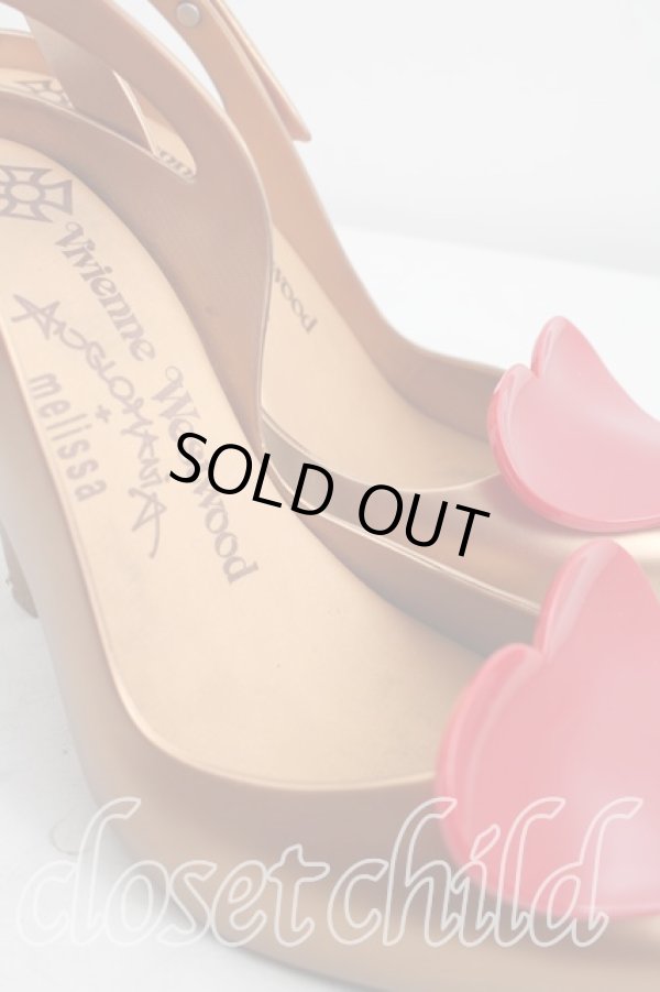 画像6: ヴィヴィアンウエストウッド×Melissa 中古 / レディドラゴン EU37（23.5cm相当） ブロンズ  H-26-05-03-038-sh-OD-ZH (6)