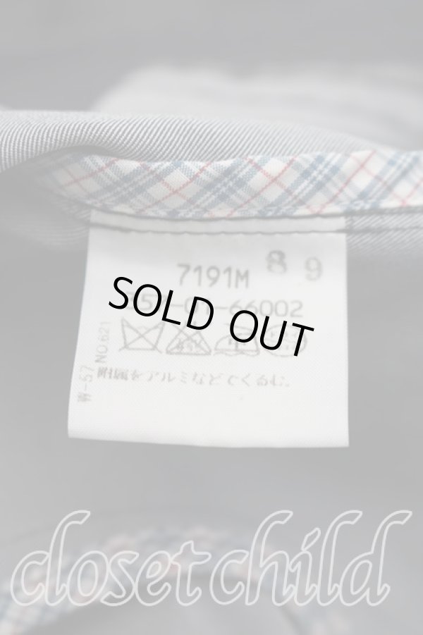 画像4: ヴィヴィアンウエストウッド 中古 / フロントアシメトレンチコート 3（11号相当） 青  H-26-05-03-005-co-OD-ZH (4)