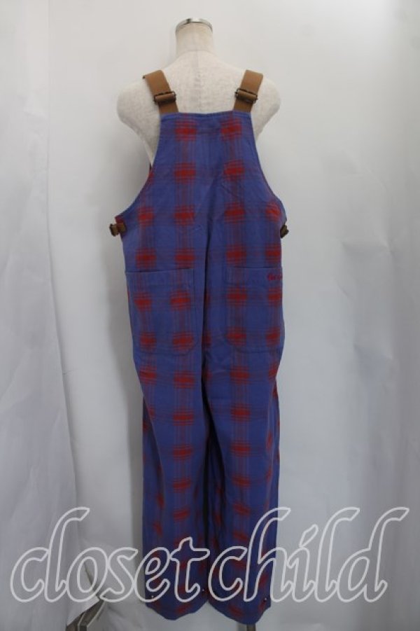 画像2: ヴィヴィアンウエストウッド 中古 / オールインワン 00(ワンサイズ) 赤ｘ青  H-26-05-03-008-pa-OD-ZH (2)