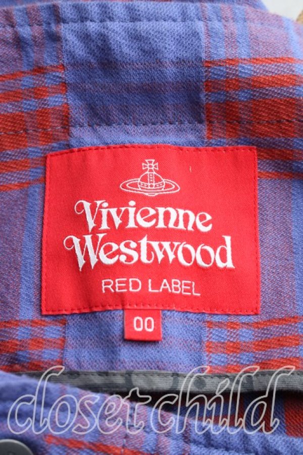 画像3: ヴィヴィアンウエストウッド 中古 / オールインワン 00(ワンサイズ) 赤ｘ青  H-26-05-03-008-pa-OD-ZH (3)